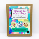 embroidery kit - introductory for toddlers