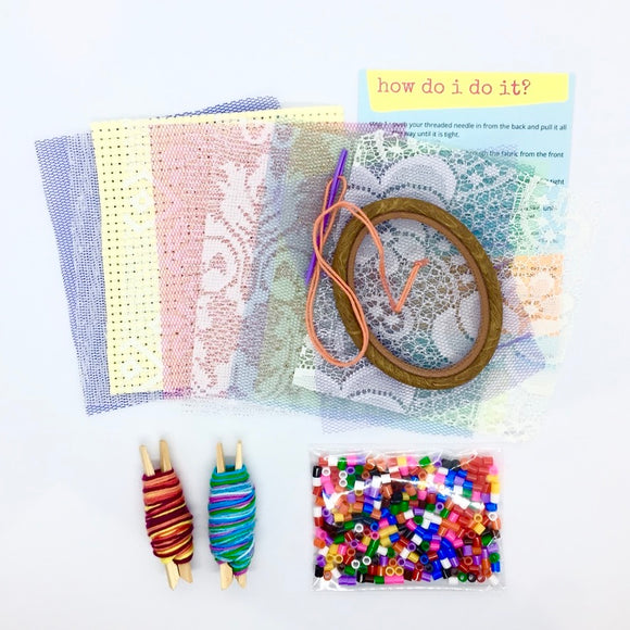 embroidery kit - introductory for toddlers