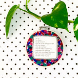 wall art . small . good mums drink wine . monstera