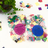 fabric confetti - self celebration!